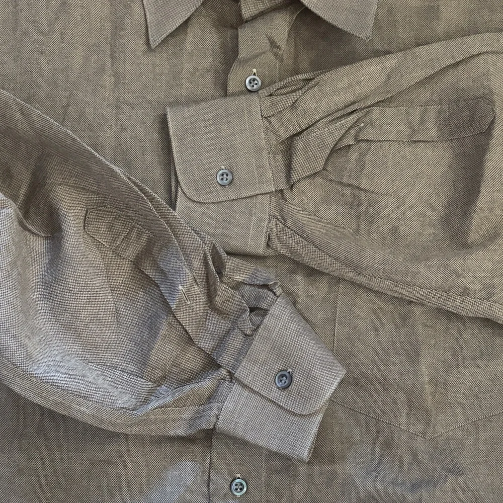 Boss by Hugo Boss Mens Olive Cotton Shirt neck 17 34/35